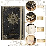 Artfan A5 Notebook 144 Pages Lined Faux Leather Cover Pocket Black view 2