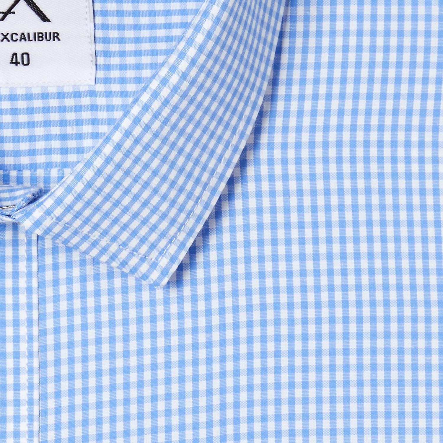 ex by excalibur men's solid regular fit formal shirt (pack of 2)