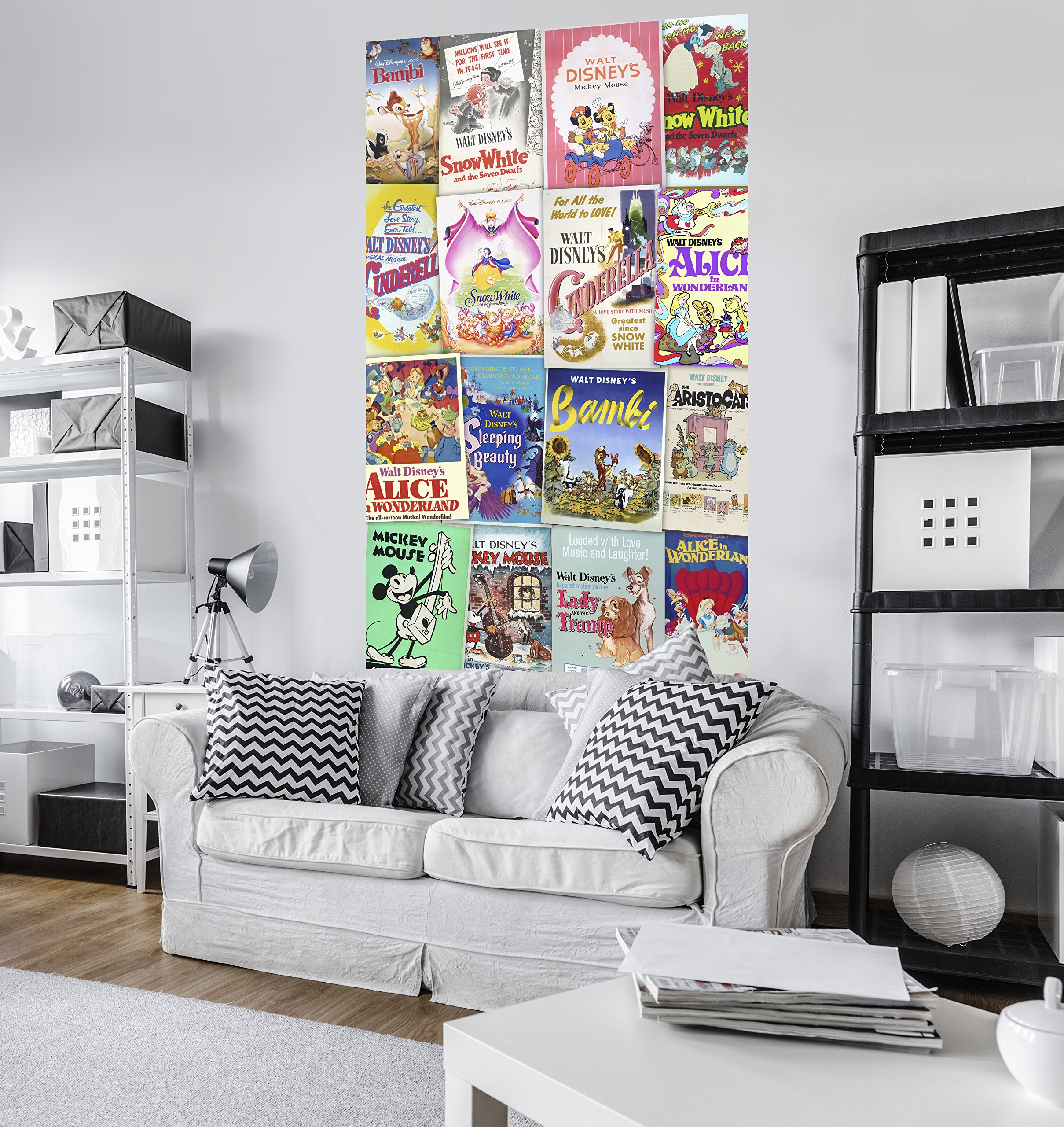 Komar Disney Movie Posters Retro Girls Fleece Panel