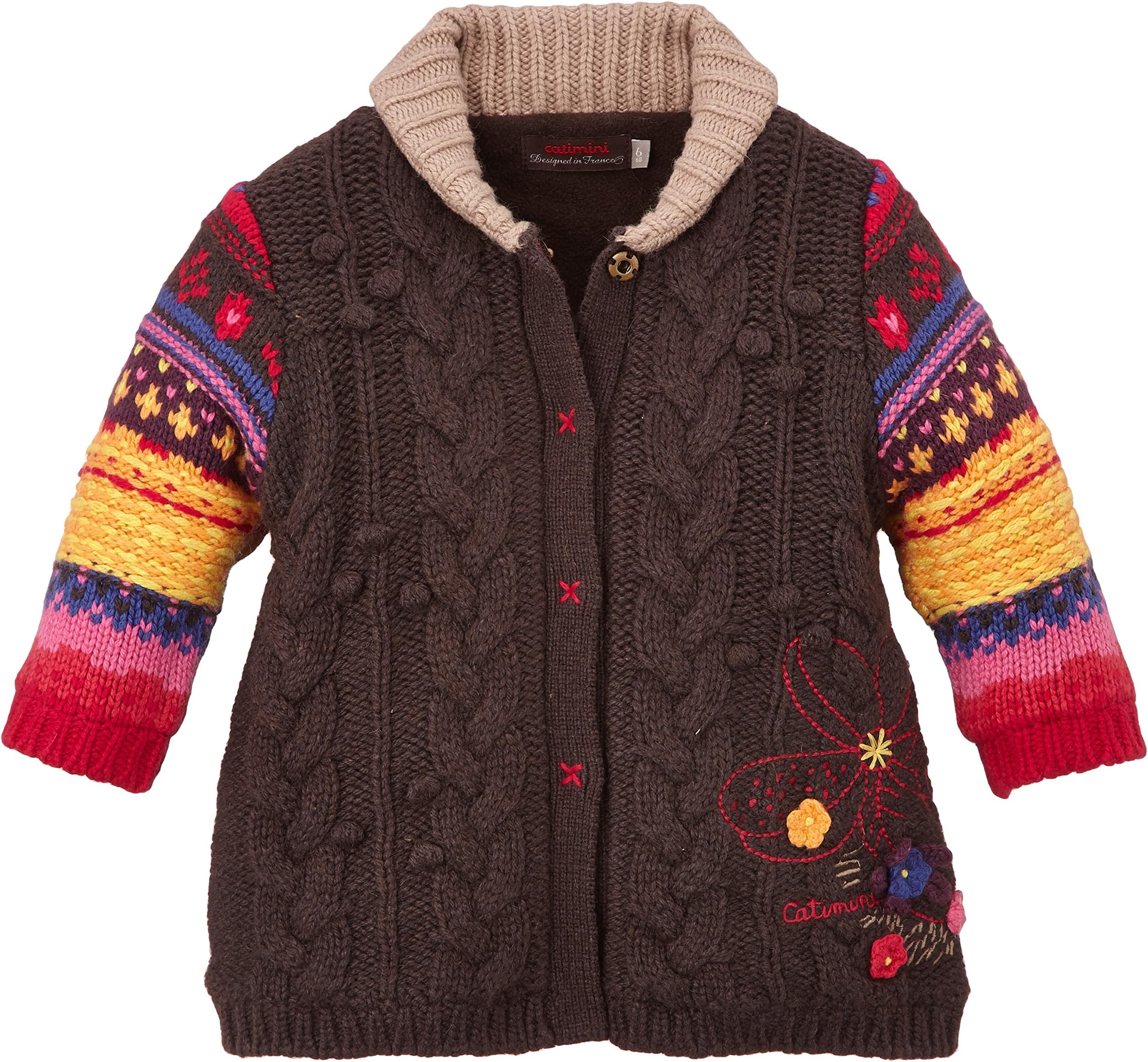 catimini Baby Girls' Manteau Laine Coat