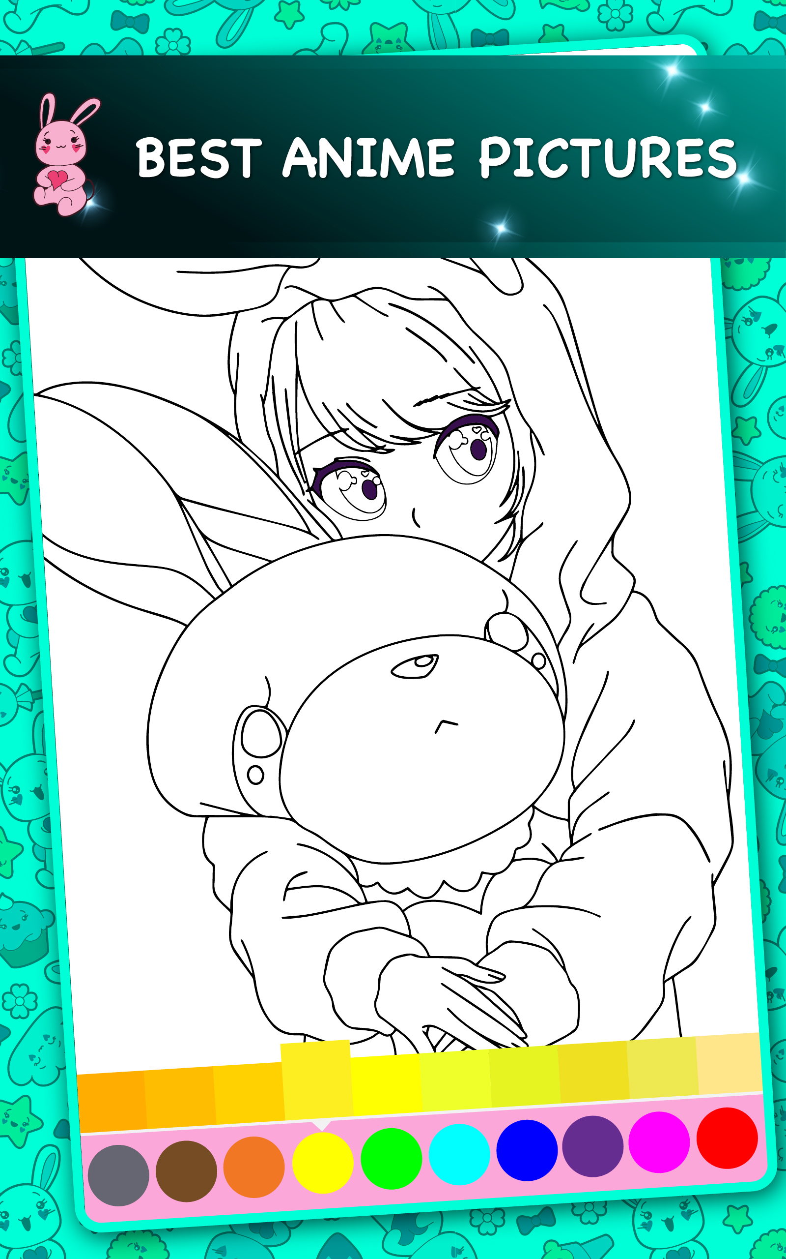 Kawaii Anime Animated Coloring for Android