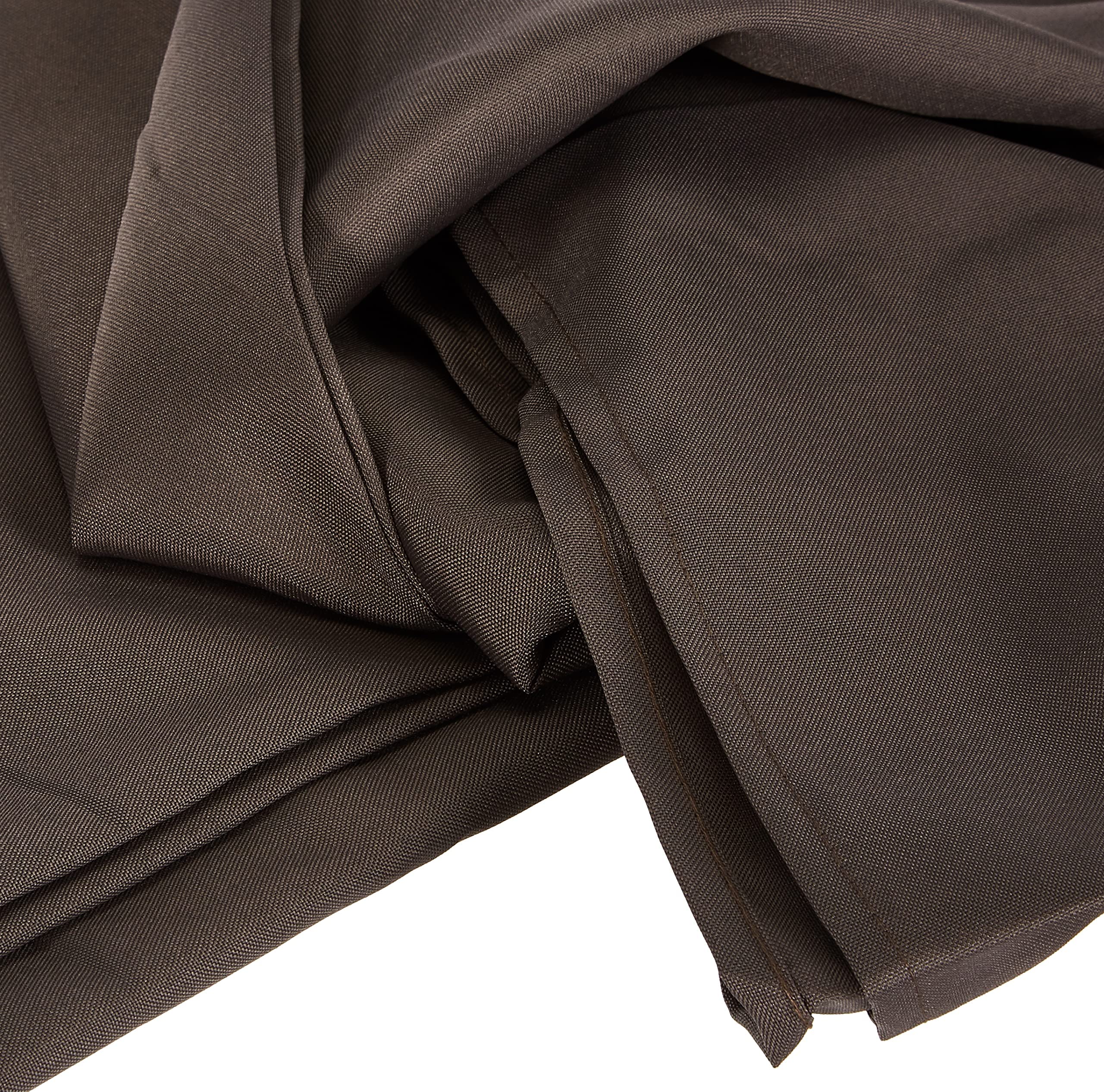 Soleil d'Ocre, Alix Rectangular Stain-Resistant Tablecloth, Polyester, Mocha, 140 x 240 cm