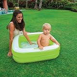 Intex Inflatable Square Paddling Pool 86x86x25 cm with Patch Kit view 7