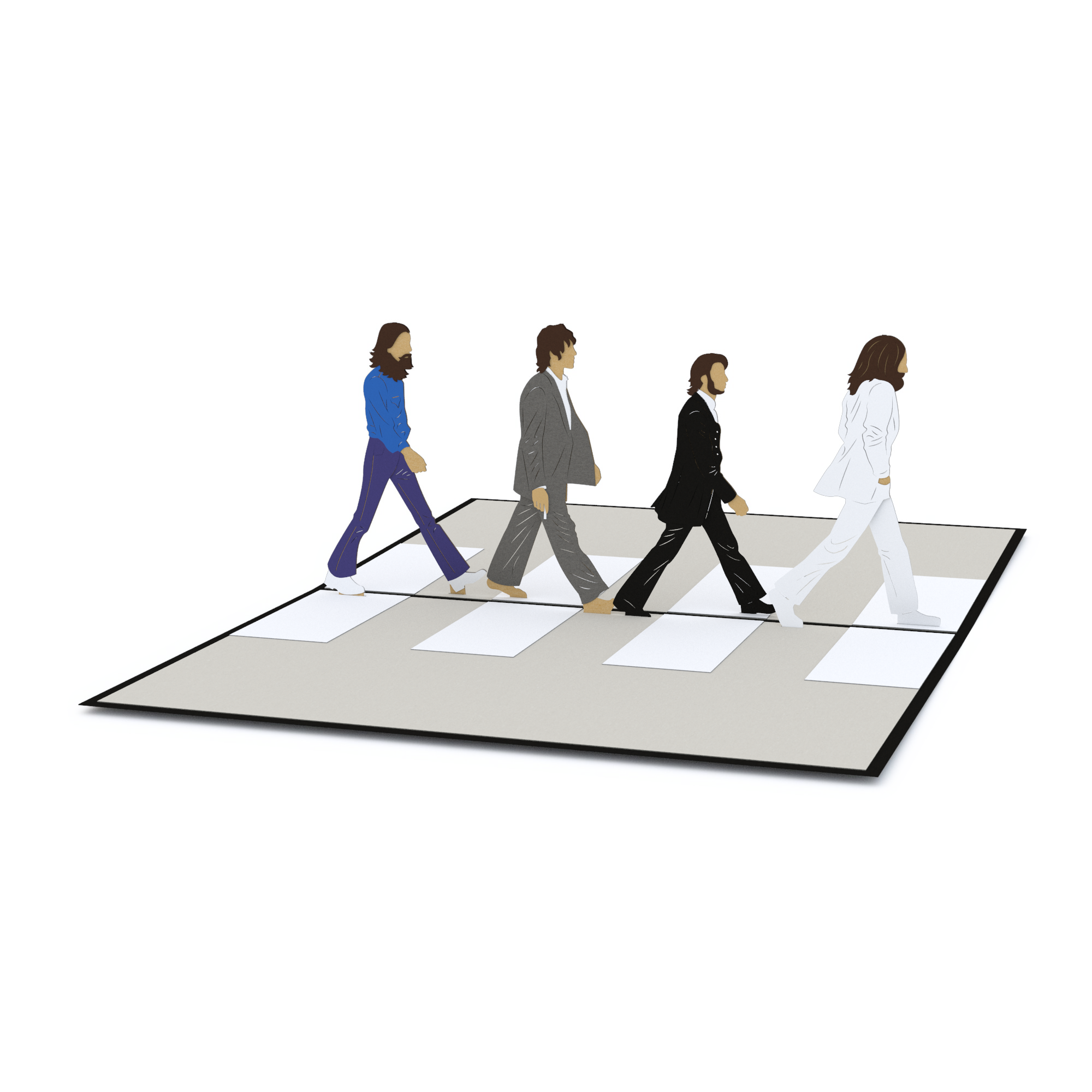 Lovepop-The-Beatles-Abbey-Road-Pop-Up-Card-3D-Card-Fathers-Day-Card-Card-for-Dad-3D-Fathers-Day-Card-Dad-Card-Birthday-Pop-Up-Card-Card-for-Husband