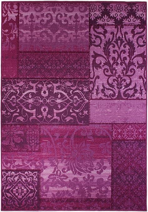 Kurzflorteppich Teppichläufer Orientteppich Vintage Patchwork