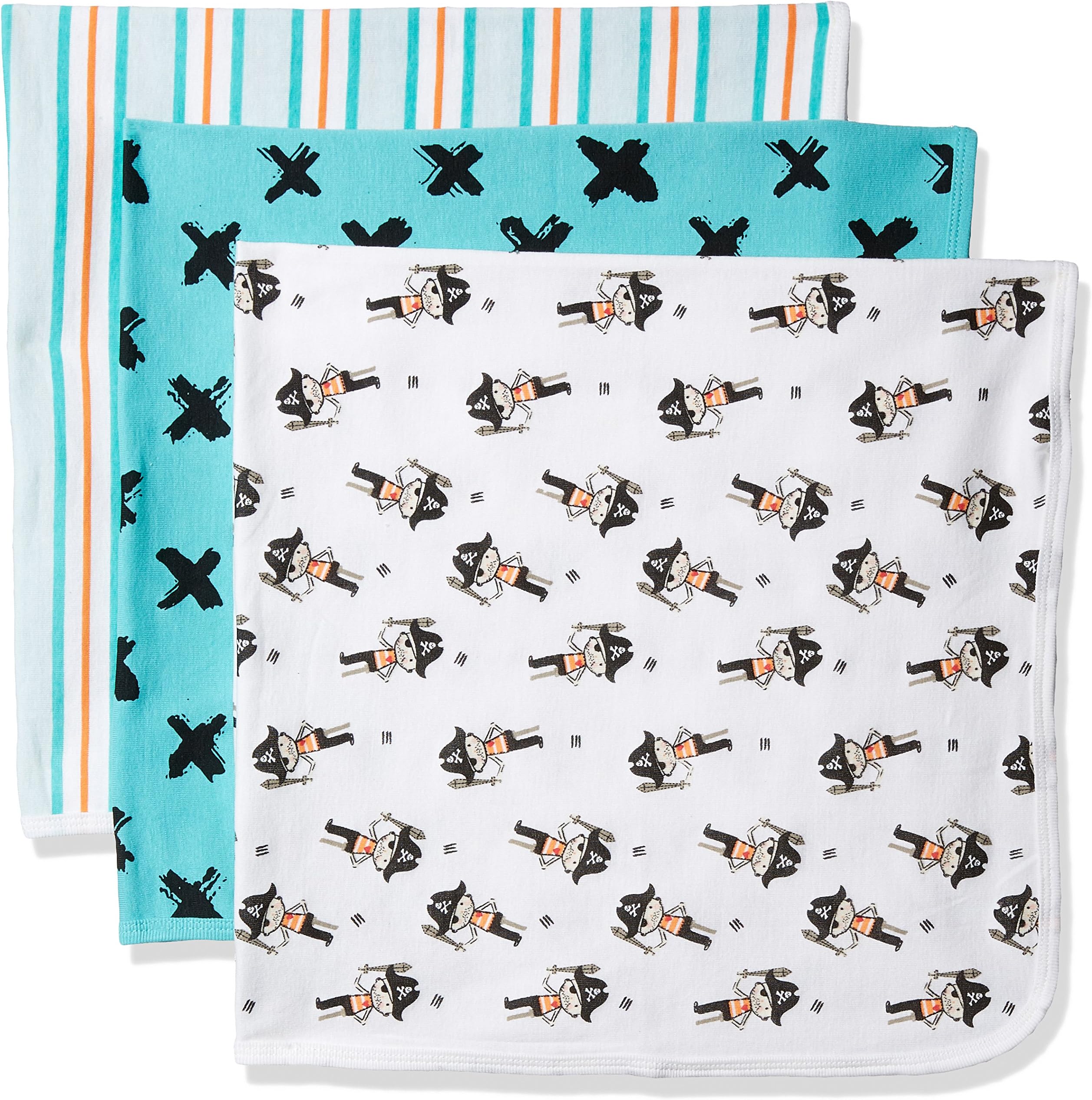 Rosie Pope Baby Boys' Blankets 3 Pack