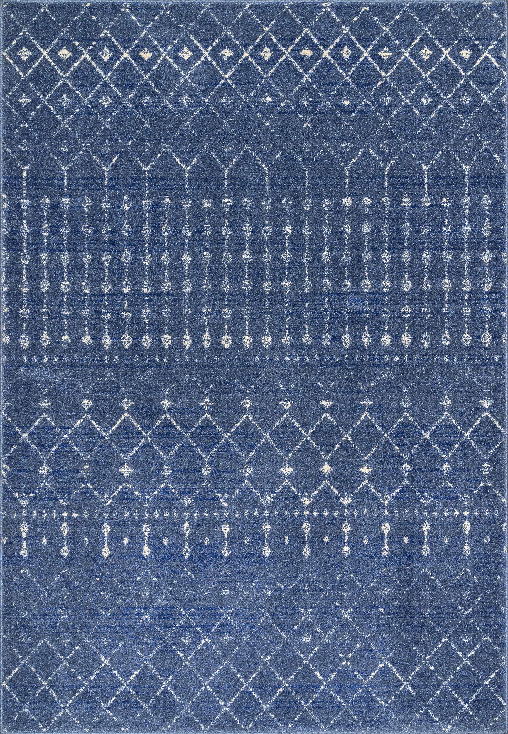 nuLOOM Moroccan Blythe Area Rug, 3' x 5', Dark Blue