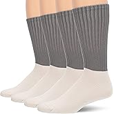 Jefferies Men's Military Acrylic Rib Combat Crew Boot Socks 4 Pack
