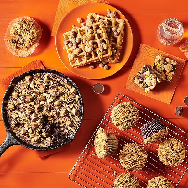 BETTY CROCKER REESE’S BROWNIE MIX WITH REESE’S PEANUT BUTTER CHIPS, HOLIDAY BAKING, 16 OZ