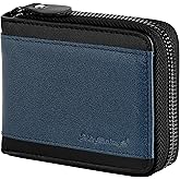 Admetus Mens RFID Blocking Wallets Zipper Leather Wallet for Men Bifold RFID Card Holder