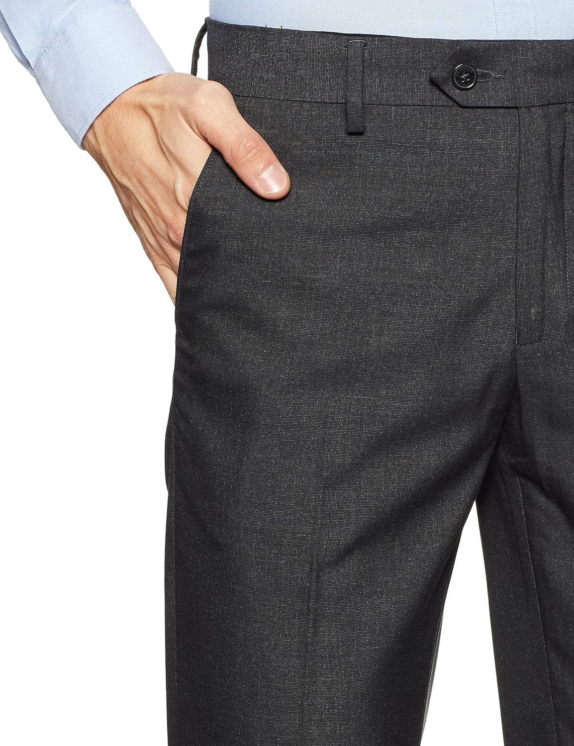 van heusen men's slim fit casual trousers