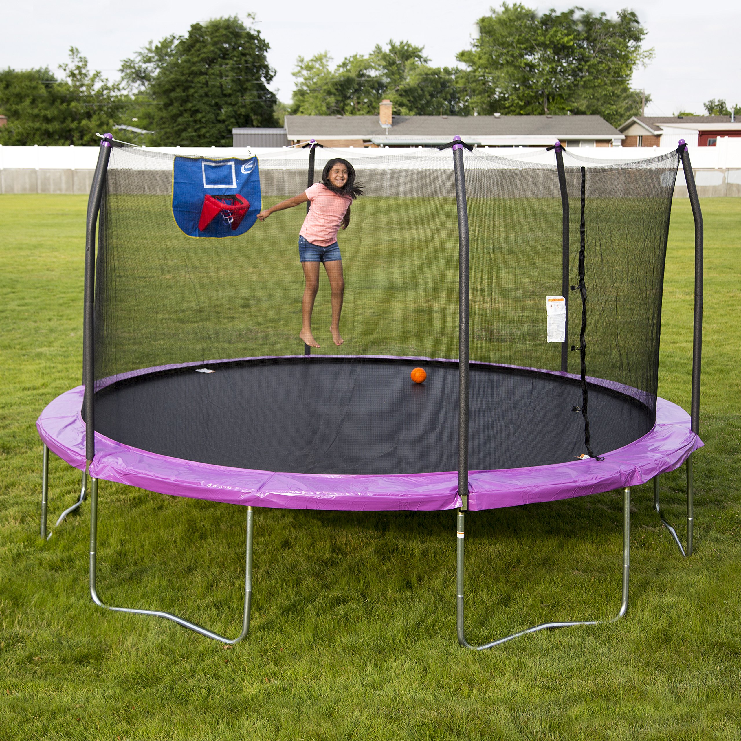 Springfree trampoline basketball hoop amazon