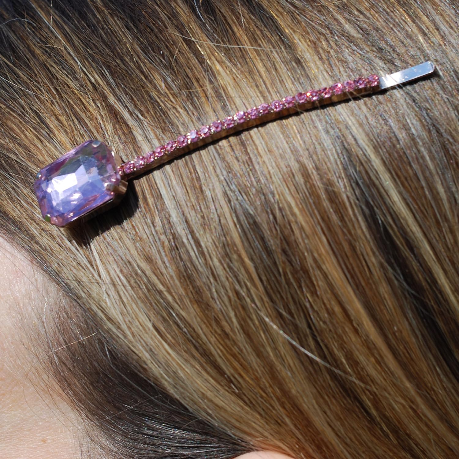 QueenMee Pair of Vintage Hair Grips Vintage Hair Slides Hair Grips with