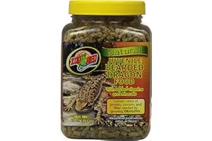 Zoo Med Natural Juvenile Bearded Dragon Food, 283.5gm