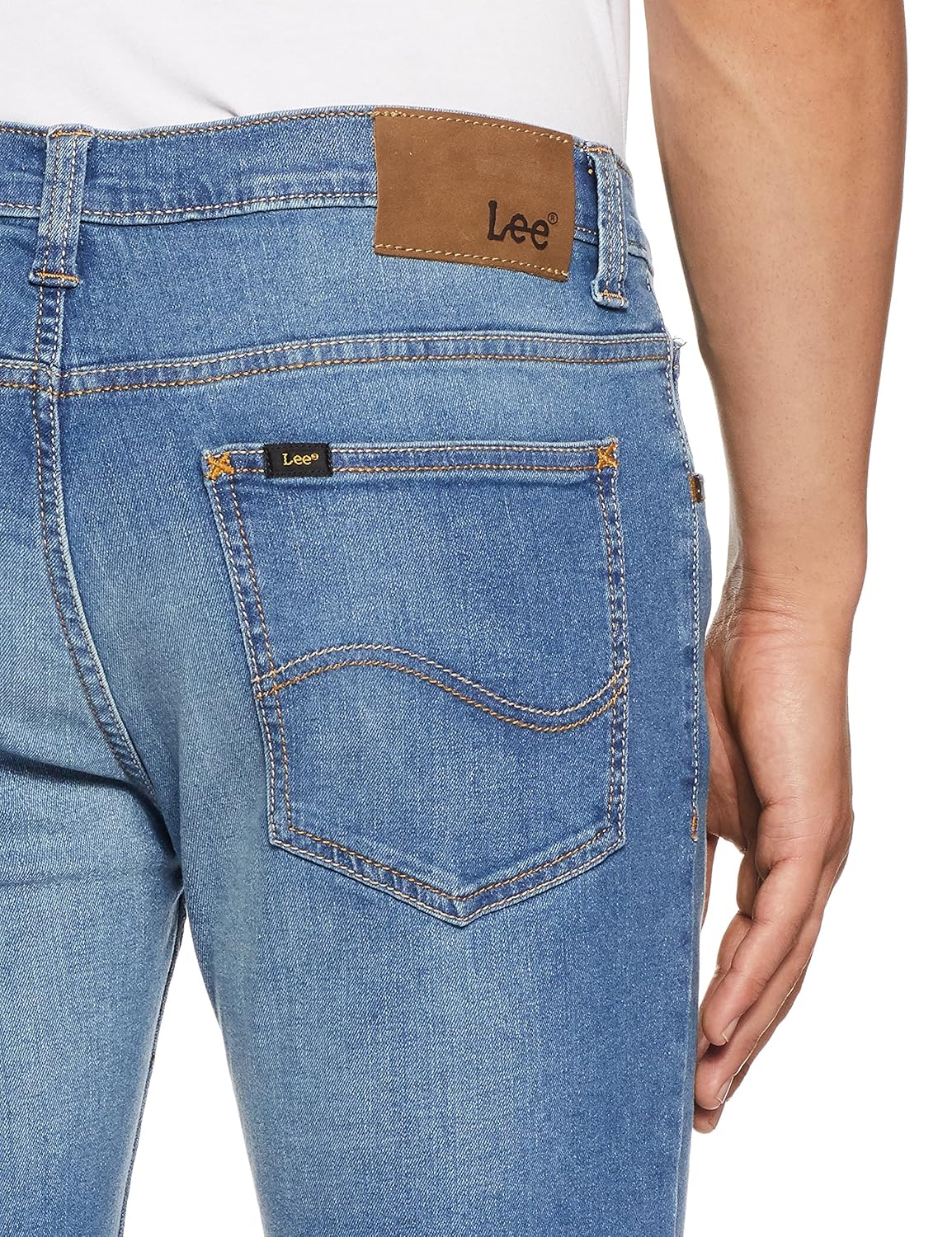 lee men's skinny fit jeans