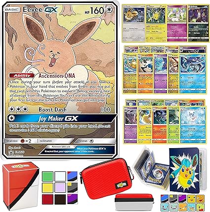 Amazon Com Totem World Eeveelution Pokemon Card Ultra Rare Gx Lot