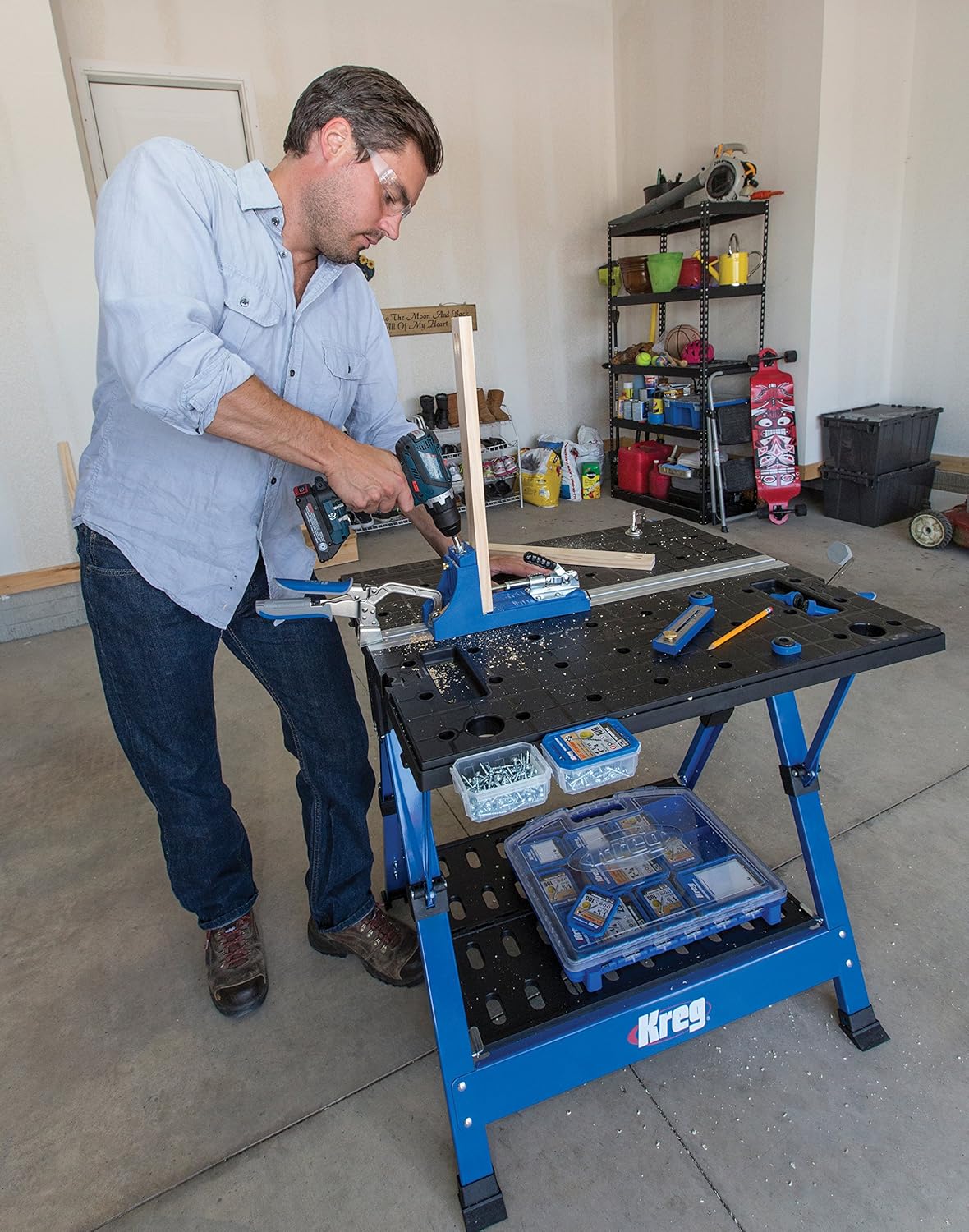 work benches home depot on Kreg Kws1000 Mobile Project Center Amazon Com