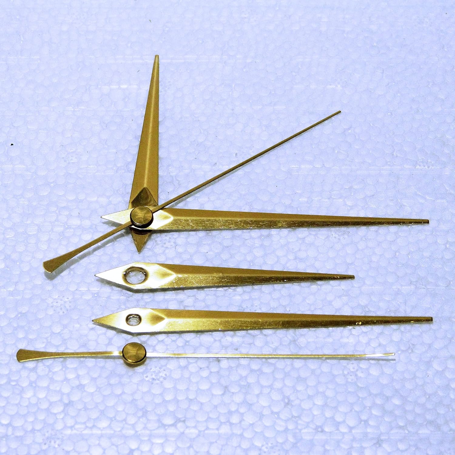 New Replacement Gold Metal Clock Hands for Quartz Clock Movements (24mm