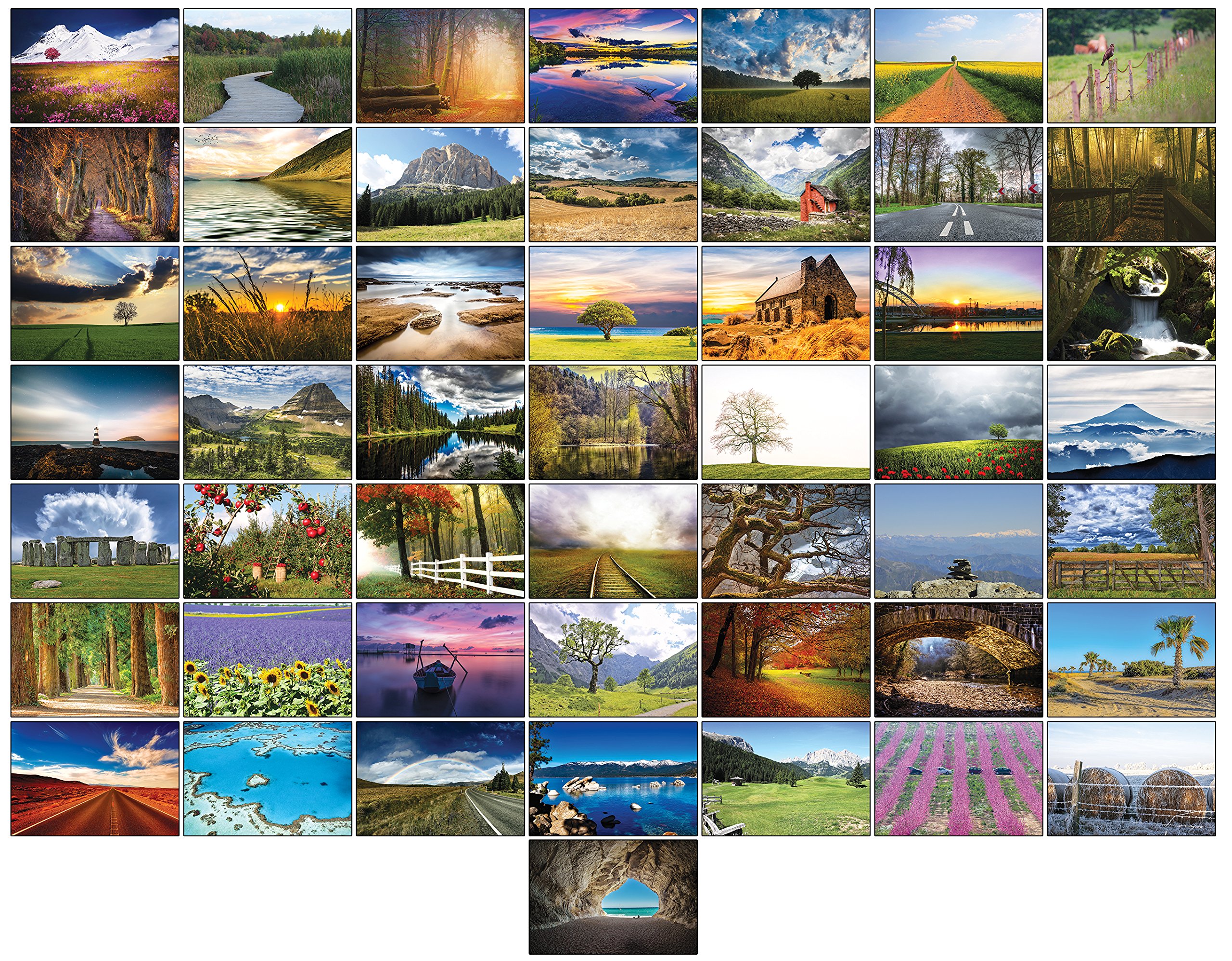 20 different Landscape Postcards