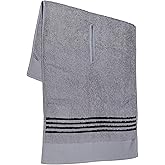 The Tour Towel | Large Golf Caddy Towel Terry Cloth, Absorbent 19" x 44", Center Cut, Perfect Hang Golf Cart Accessory and Golf Bag, Multiple Colors
