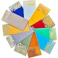 Shagun Gift Envelope Money Holder Card Fancy Assorted Color Designs 12Piece