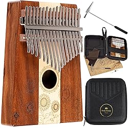 Kalimba Thumb Piano, 17 Keys — Includes Tuning