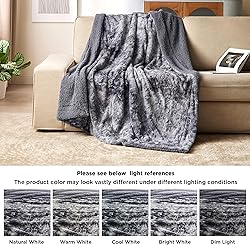Bedsure GentleSoft Sherpa Fluffy Throw Blanket