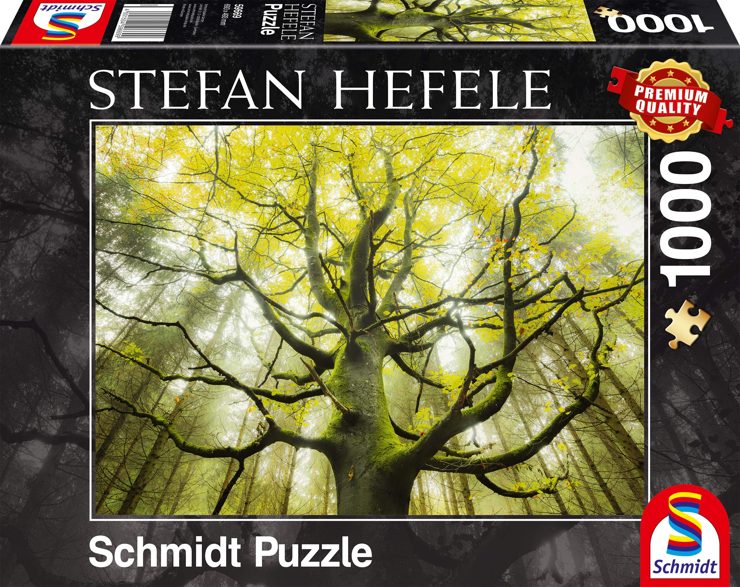 Schmidt Spiele 59669 Stefan Hefele, Dream Tree, 1000 Pieces Puzzle, Multi-Coloured