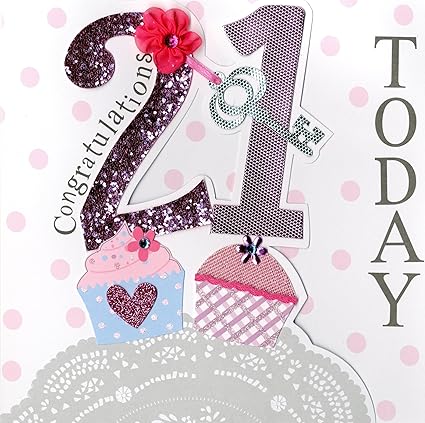 Second Nature Biglietto Di Auguri Da Collezione Per Compleanno Per Ragazza Anni 21 Lingua Inglese Amazon It Cancelleria E Prodotti Per Ufficio