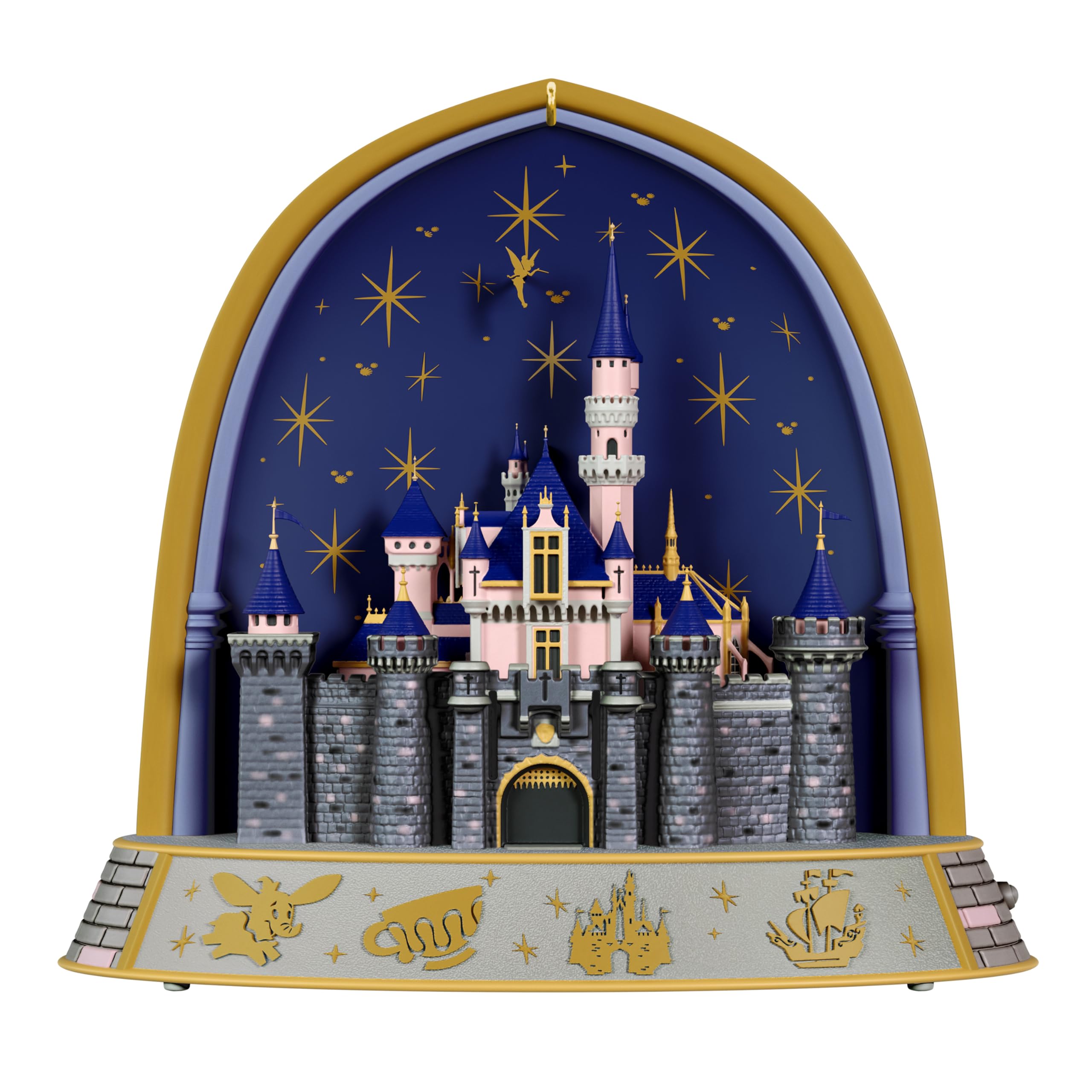 Hallmark Keepsake Disney Christmas Ornament 2025, Disneyland 70th Anniversary A Magical Celebration Musical with Light, Sleeping Beauty Castle