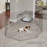 MidWest Homes for Pets 42 Inch Exercise Pen Black Durable E-Coat view 2