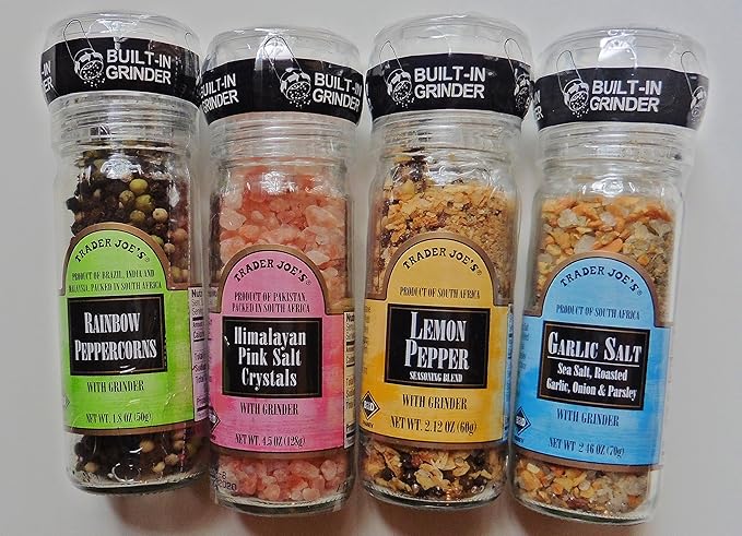 Amazon Com Spices With Built In Grinder For Easy Cooking Trader