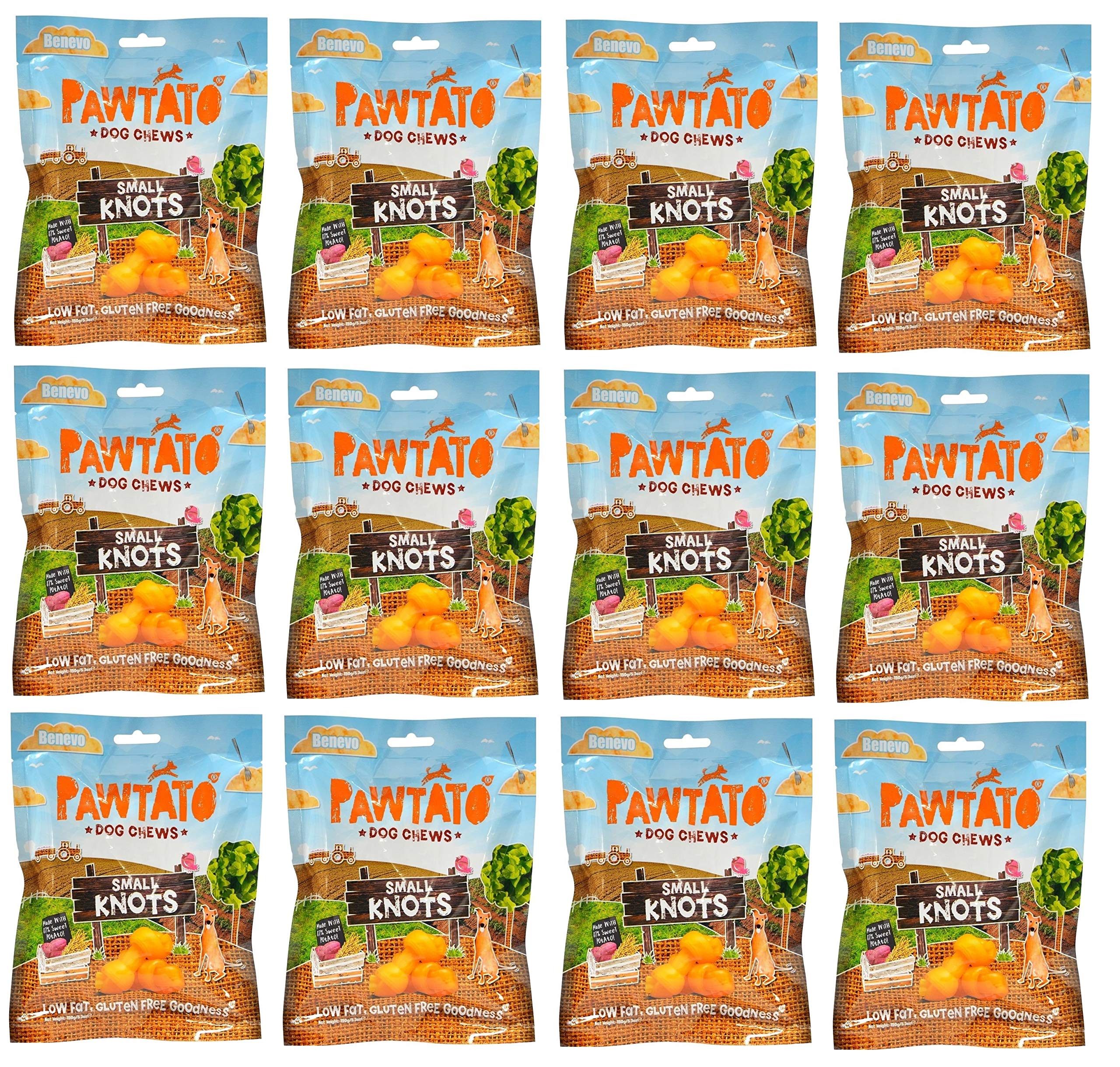 Benevo Pawtato Knots 150g (Pack of 12)
