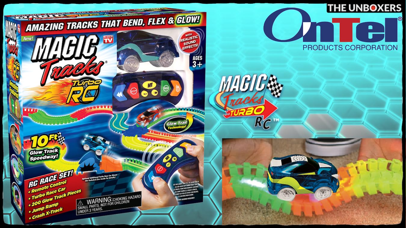 MAGIC TRACKS Le circuit incroyablement amusant et modulable qui brille dans le noir - Vu a la télé | Rakuten