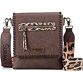 Wrangler Crossbody Bags for Women Vintage Hand Woven Shoulder Purse