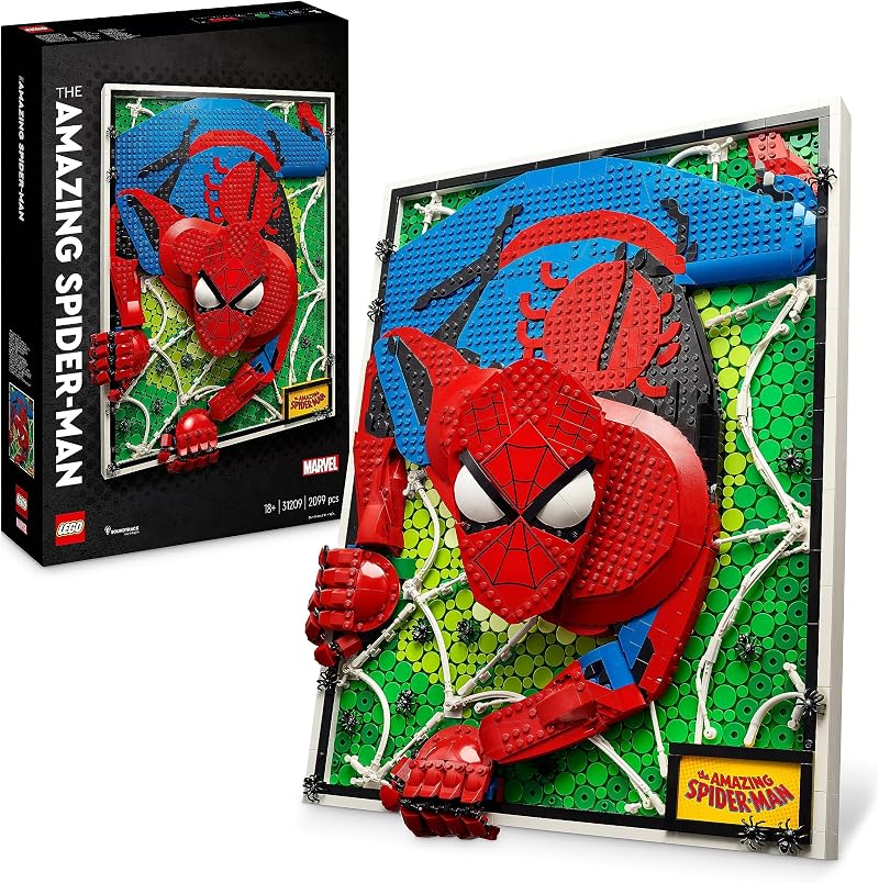 LEGO Art The Amazing Spider-Man 31209 2099 Pcs Buildable Canvas Poster