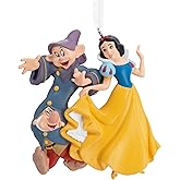Hallmark Disney Princess Snow White with Dopey and Sneezy Christmas Ornament