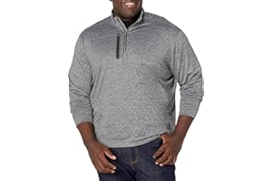 Cutter & Buck Men's Heathered NFL Stealth Drytec Quarter-Zip Jacket