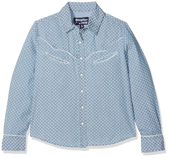 Bibi & Tina Kinder Westernbluse Girls Vs. Boys Bluse Und Hemd