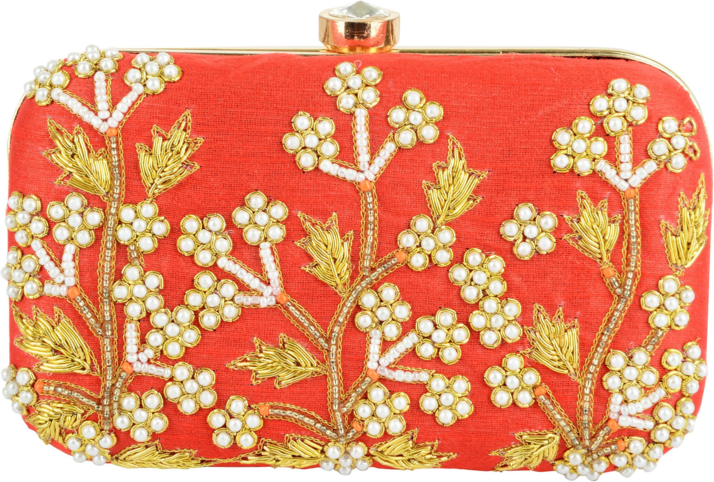 TOOBA Women's Pearl Tree Box Clutch