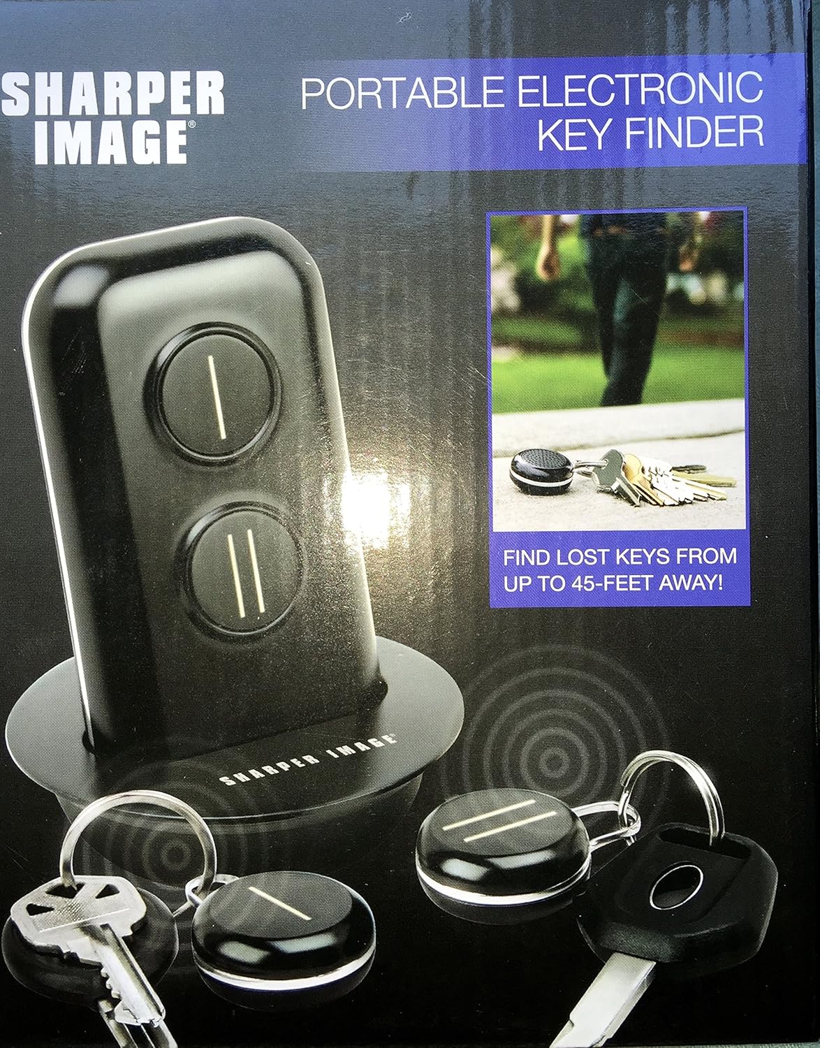 Amazon Com The Sharper Image Portable Electronic Key Finder Car Electronics