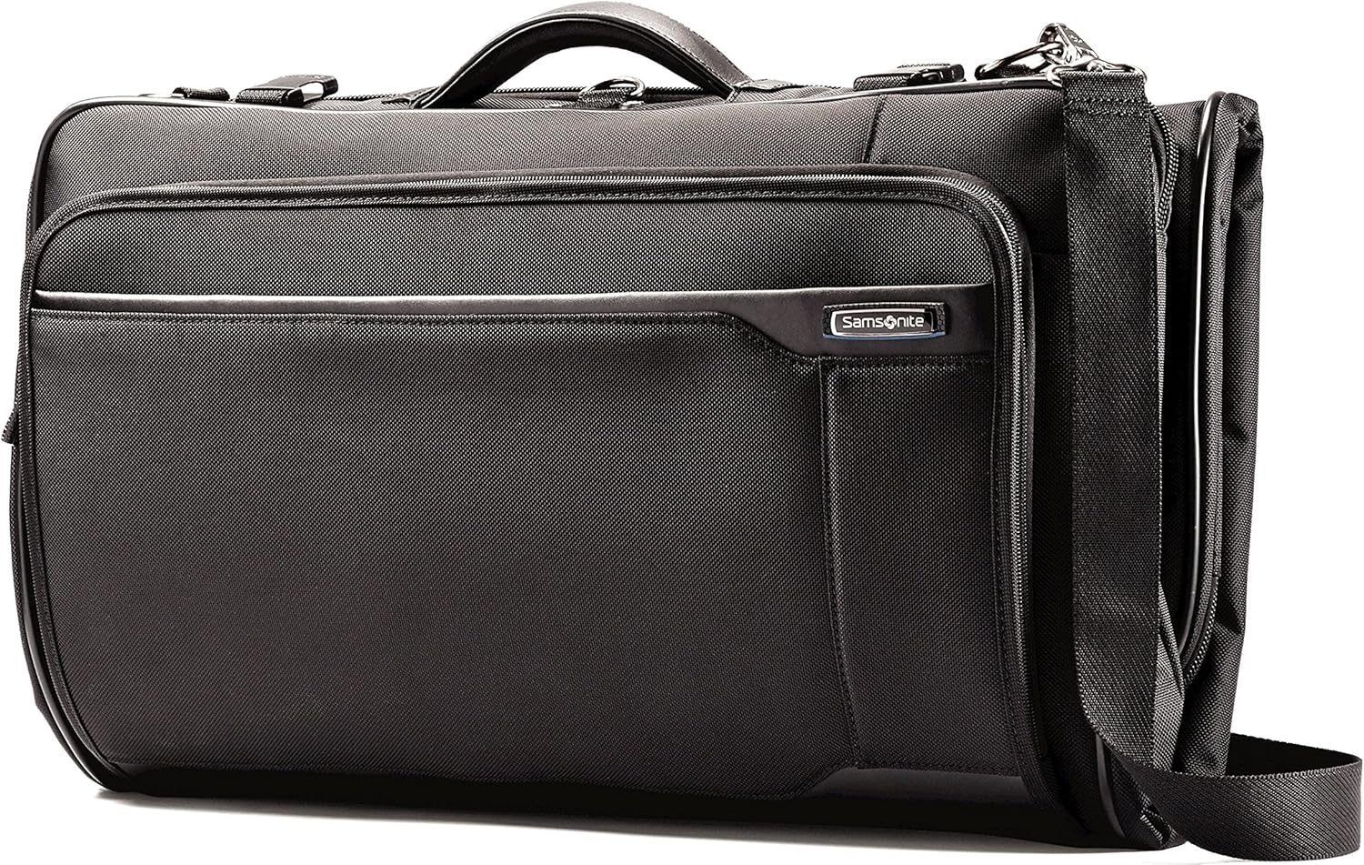 Samsonite Quadrion Trifold Garment Bag Black Luggage