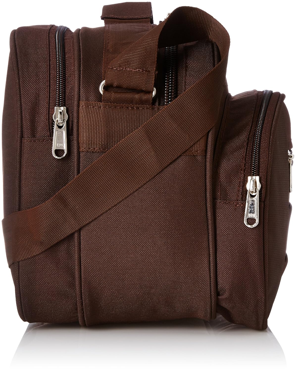 kuber industries canvas 34 cms brown men's sling bag (travelduffle0019)