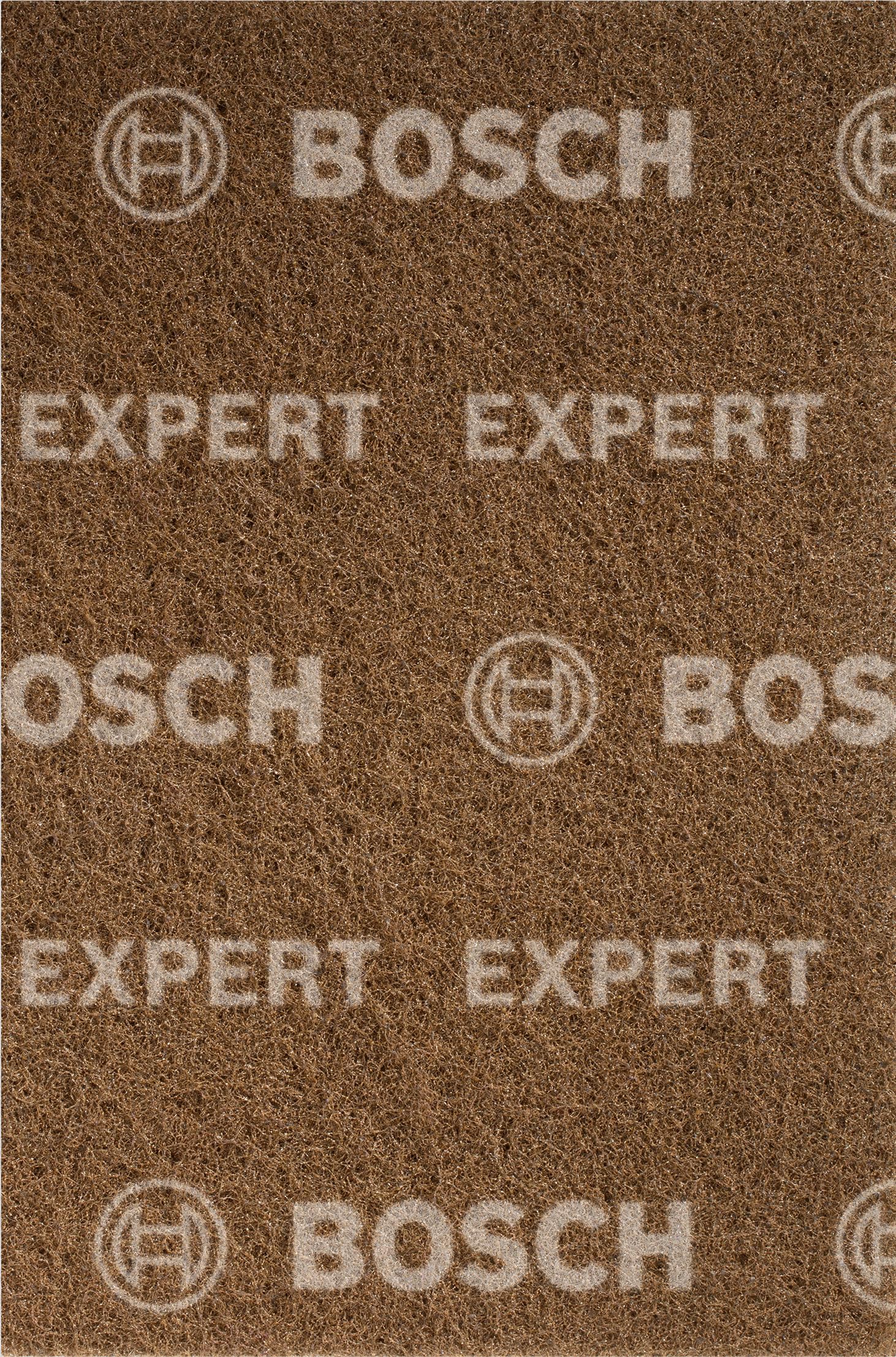 Bosch 1x EXPERT N880 Fleece Pads (for Steel sheets, Stainless steel, Ø 152 x 229 mm, Extra cut A, Professional Accessory Hand Sanding)
