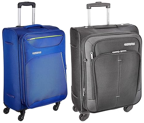 Buy American Tourister Z Strike Polyester 56 Cms Royal Blue