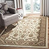 SAFAVIEH Lyndhurst Collection Area Rug - 8' x 11', Ivory & Tan, Traditional Oriental Design, Non-Shedding & Easy Care, Ideal 