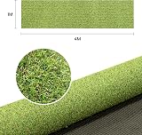 GardenKraft 4m x 1m Artificial Grass Roll 15mm Pile UV Guard view 2