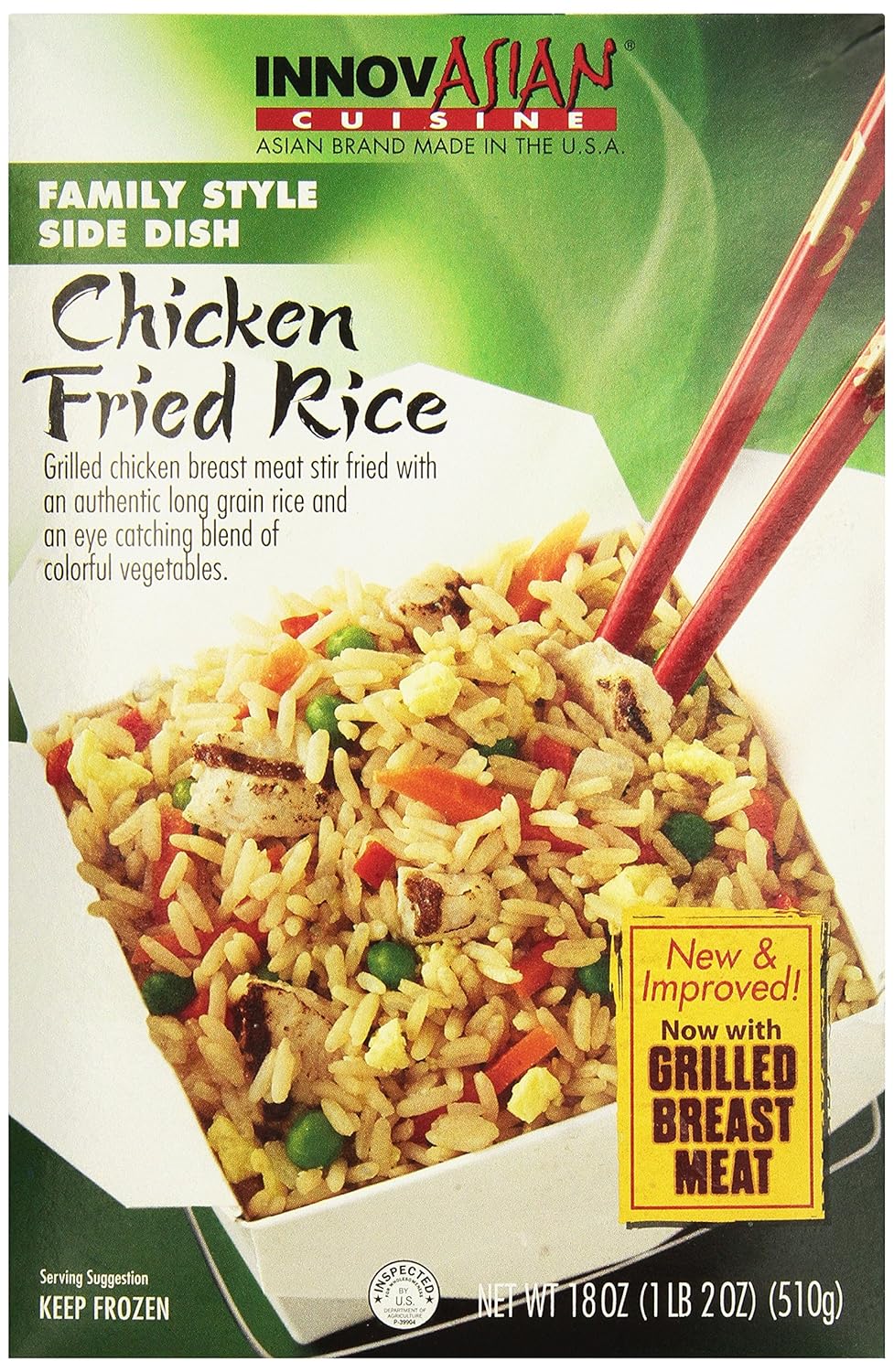 Innovasian, Chicken Fried Rice, 18 oz. (Frozen) Grocery