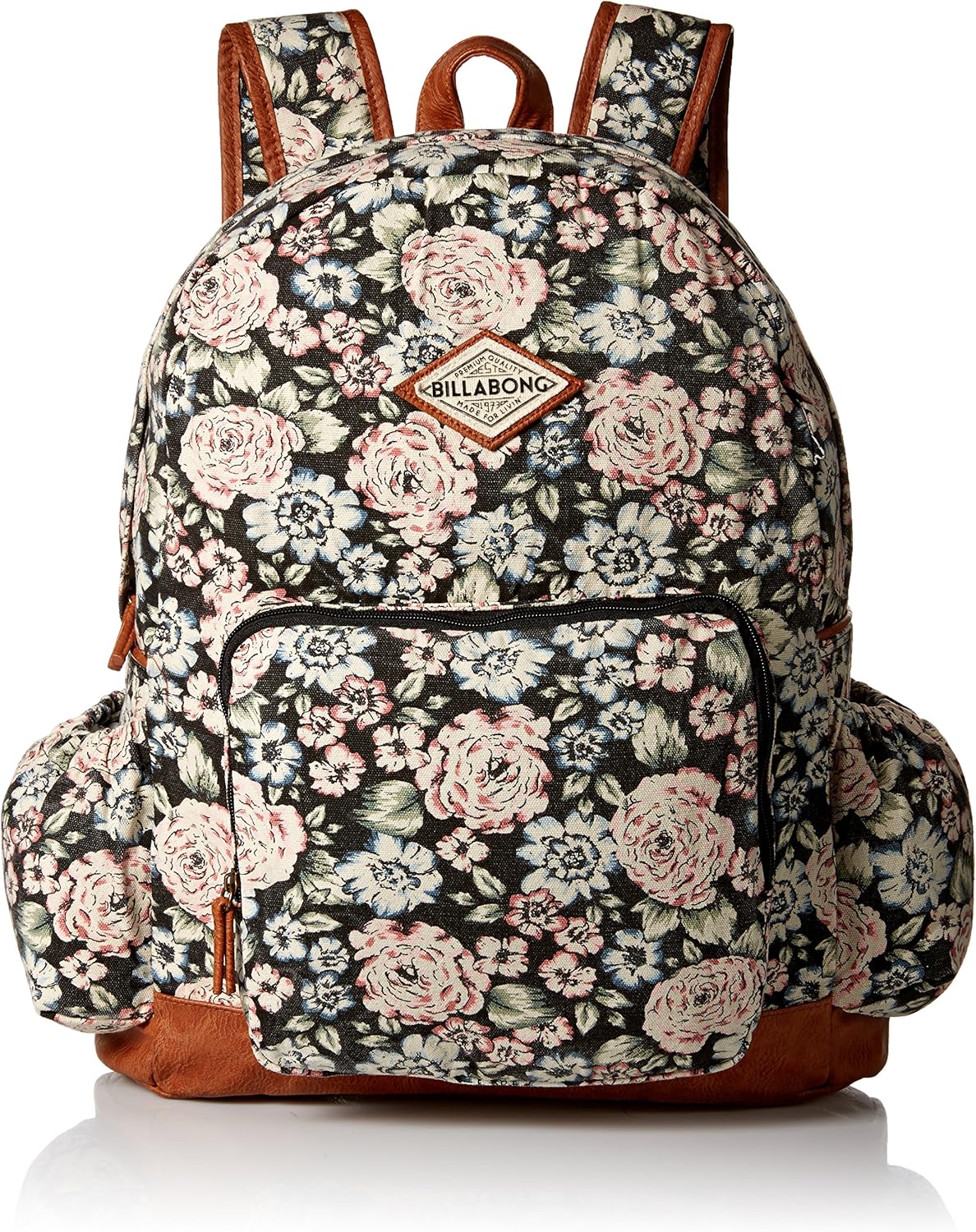 Billabong Women's Home Abroad Canvas Backpack, black, One Size