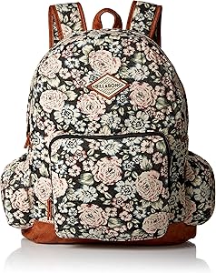 Billabong Women's Home Abroad Canvas Backpack, black, One Size